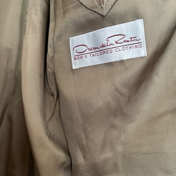 Oscar de la Renta Vintage 100% wool Black Houndstooth 40R Sport Jacket - Picture 5 of 6